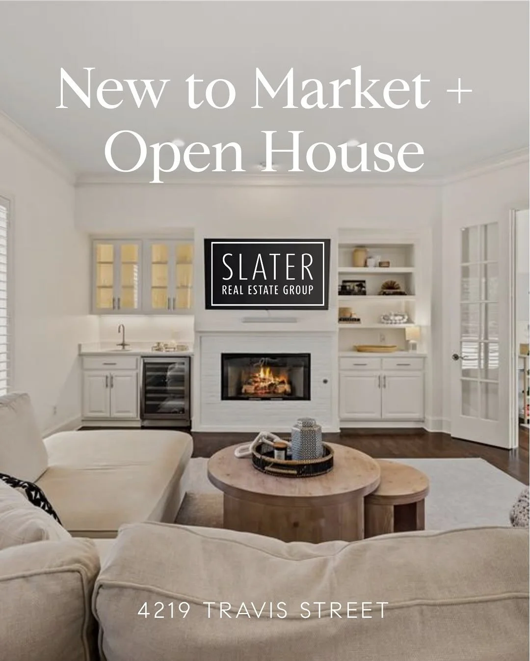 ✨ New to Market + Open House! ✨
Join us Saturday, October 18th from 12–2 PM at 4219 Travis Street — a stunning 3-story townhome in the heart of Uptown Dallas!
This beautifully updated home is light, bright, and move-in ready, offering a