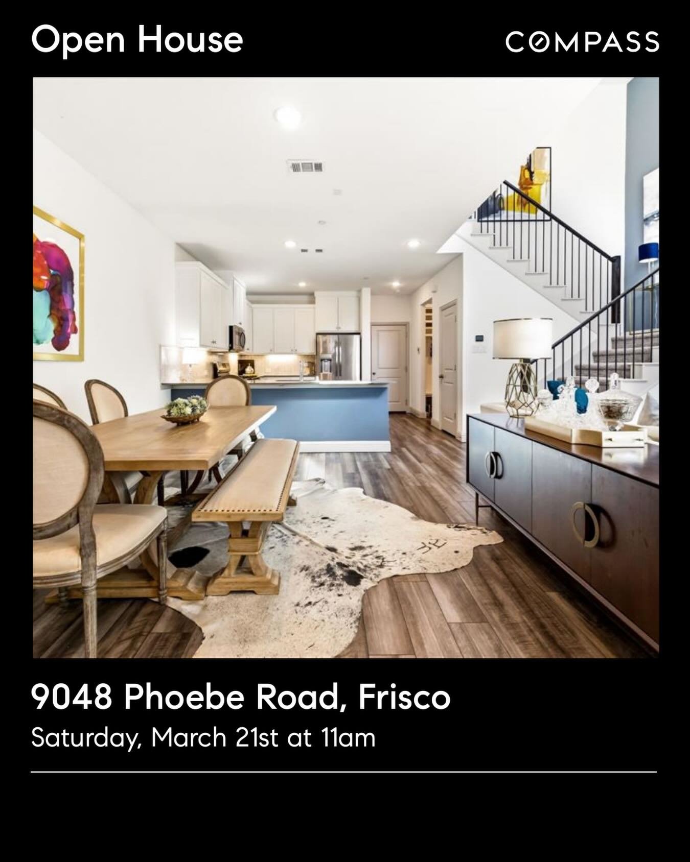 📣 OPEN HOUSE ALERT | 9048 Phoebe Road

✨ Step inside your next home in Frisco, TX ✨

Join us this weekend to tour 9048 Phoebe Road&mdash;a beautifully designed home offering the perfect blend of style, comfort, and modern living.

🏡 Open House
📍 9