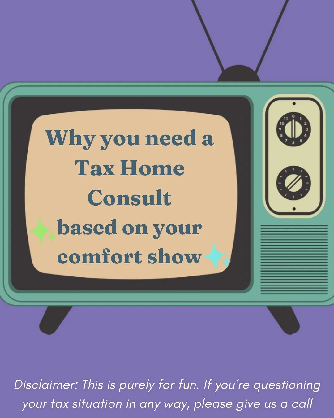 Drop your comfort show in the comments 🍿 And don&rsquo;t risk an audit for the plot. You&rsquo;ve got main character energy, and we want to see you succeed 💯 #travel #healthcare #taxes #loveisland #90dayfianc&eacute; #greatbritishbakeoff