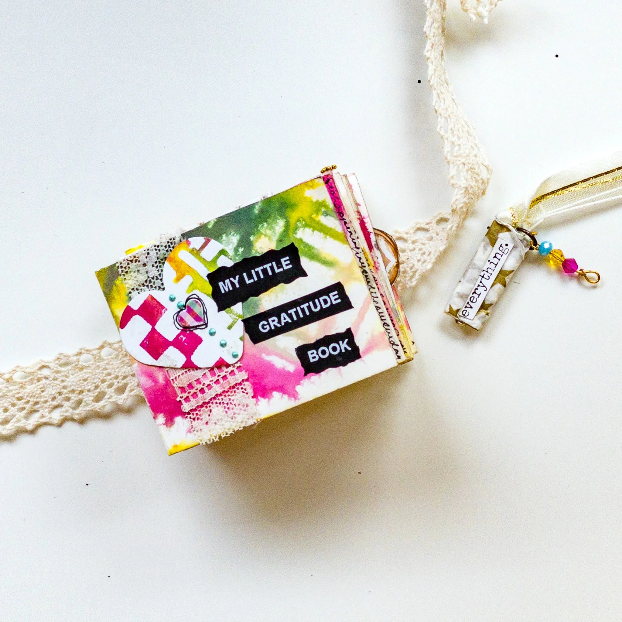 Gratitude Book — One sheet of paper, folded and cut into a book you can fill with everything you're grateful for.