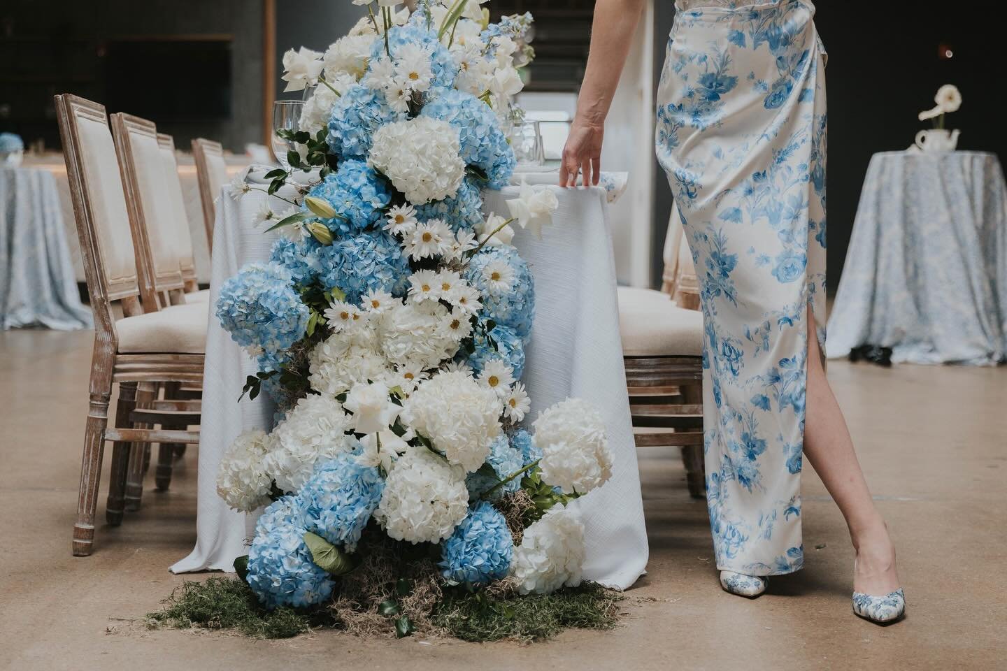 @alyce.in.flourland threw the tea party of my dreams and I still have not recovered 🫖🩵

Vendor team:
Host | @alyce.in.flourland 
Venue | @skylight.828 
Florals | @maeflorals 
Planning &amp; design | @alyce.in.flourland &amp; @birchandhoneycollectiv