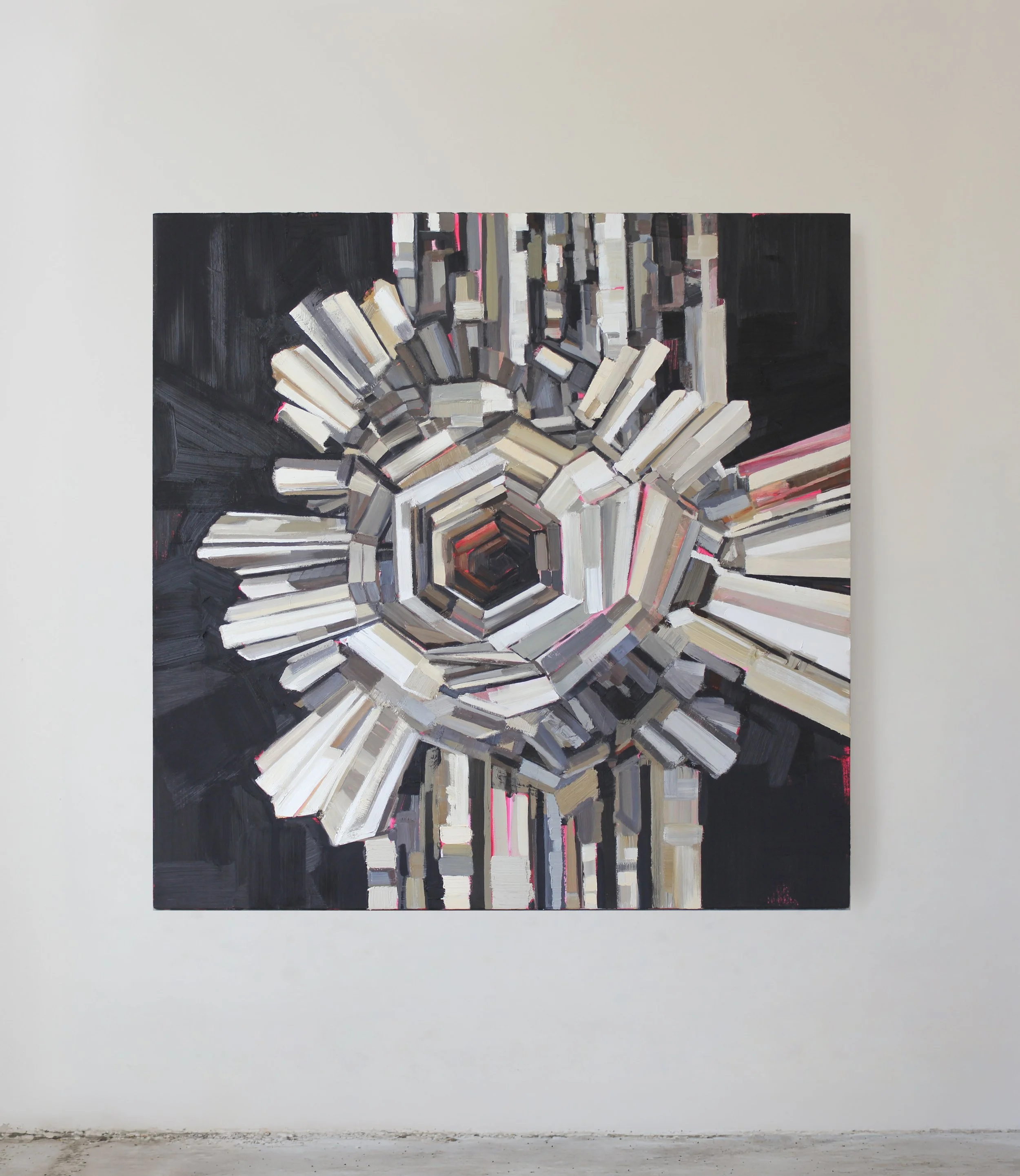 Soul Portrait (Ivey), oil on aluminum panel, 50 x 50 x 1.75 inches, 2026