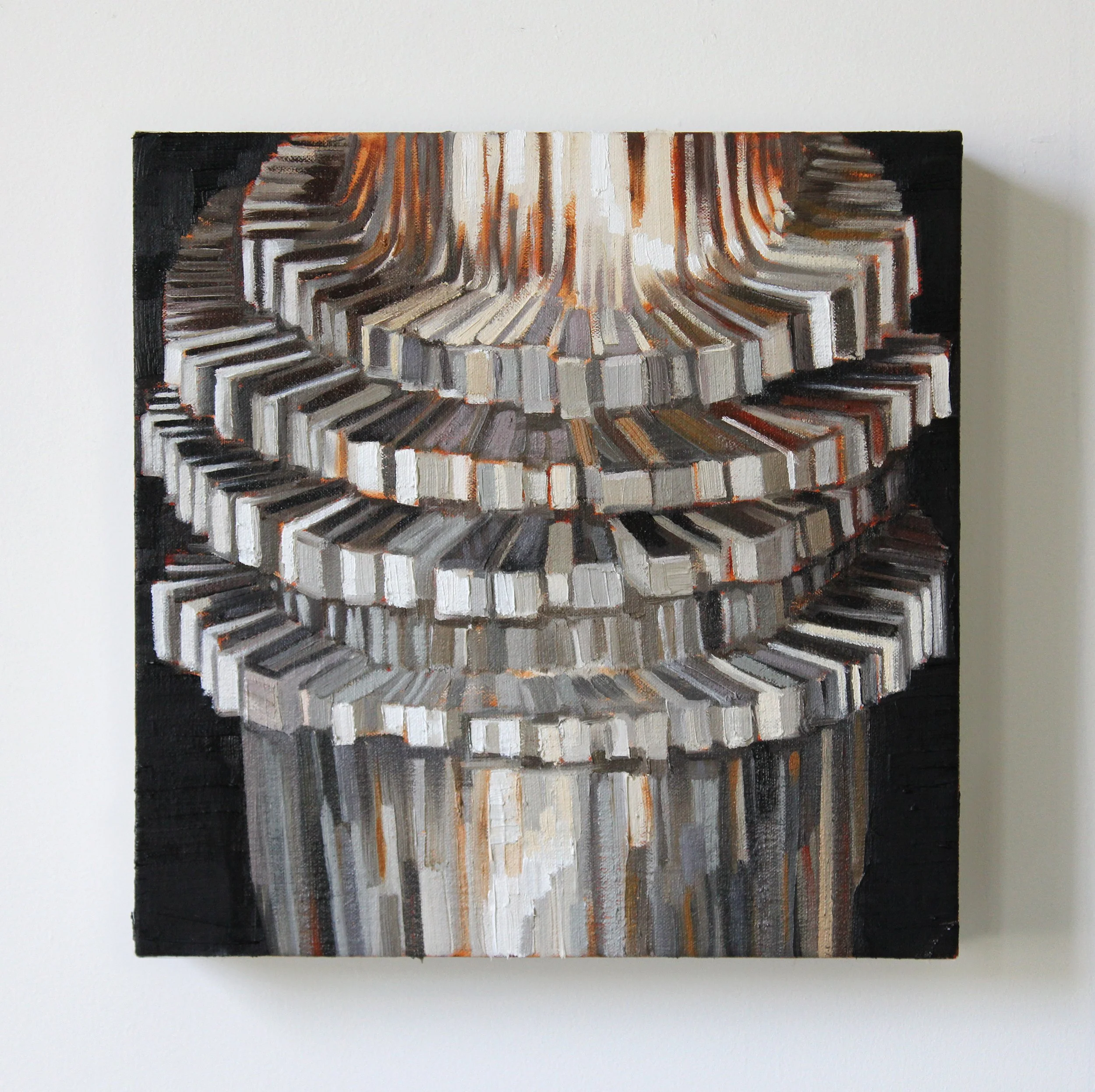 Portal abstraction, oil painting by Kristen van Diggelen Sloan