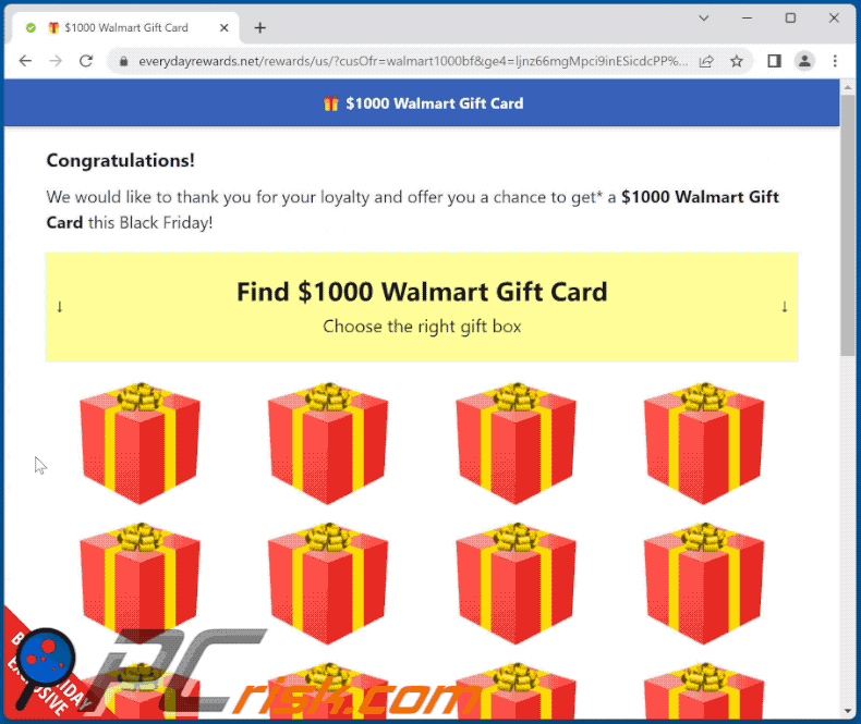 Gift Card Scam Example