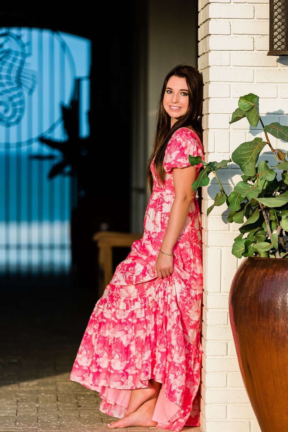 Summer beach senior picture inspiration in Ponte Vedra, FL