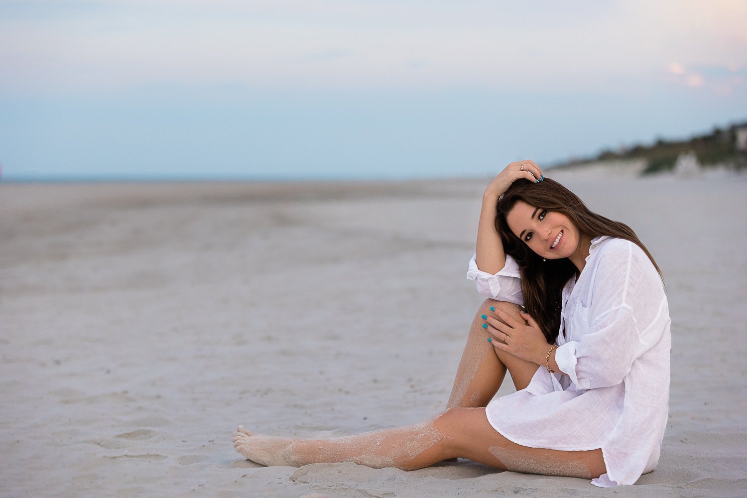 Creative picture inspiration at the beach for seniors, Ponte Vedra FL