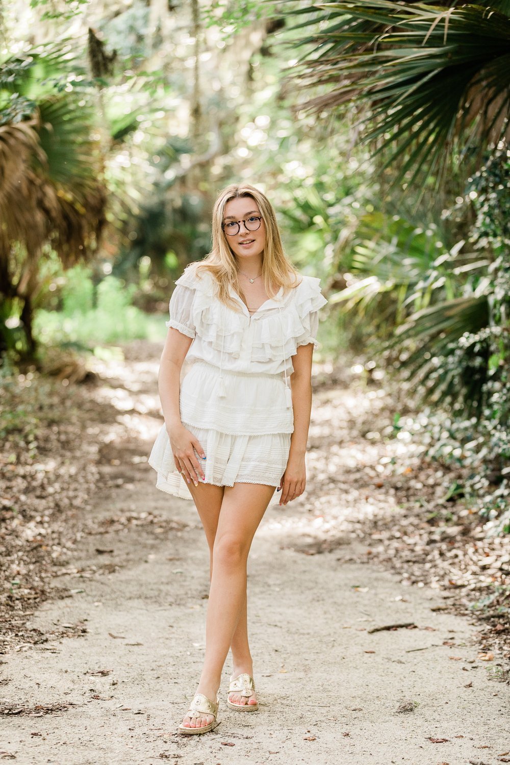 senior pictures in wooded areas inspiration Jacksonville FL