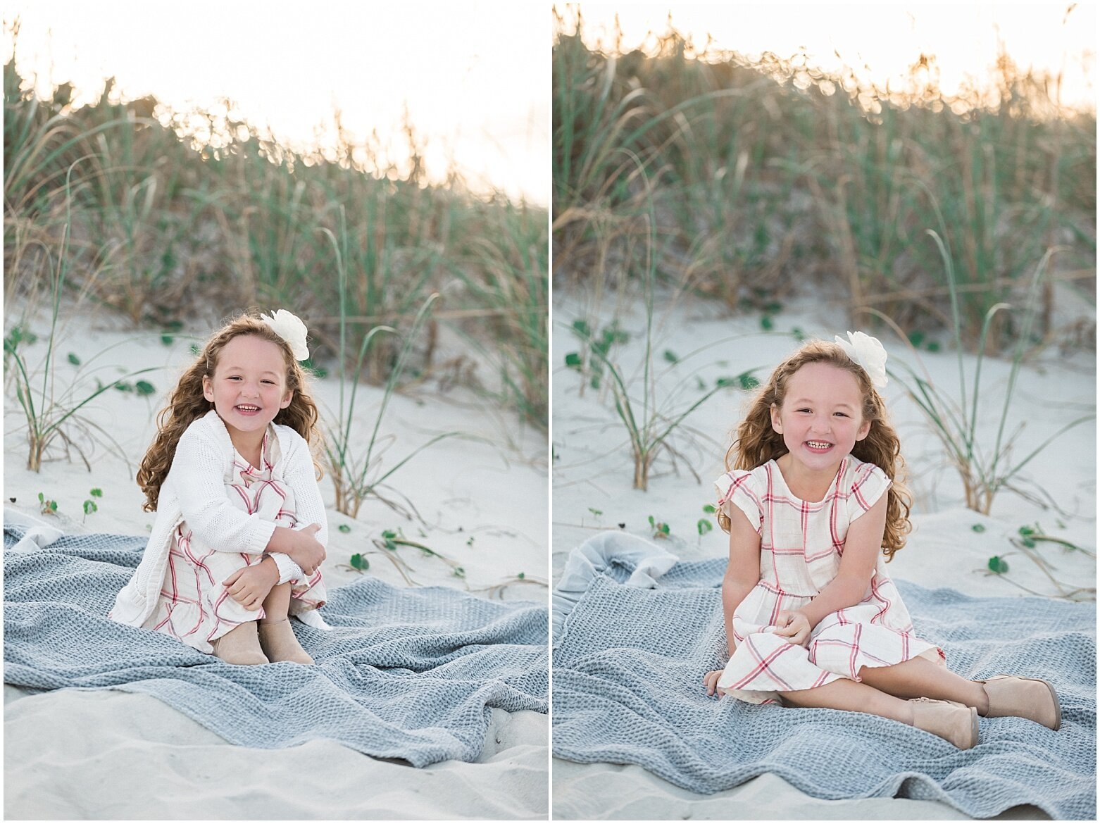 little girl posing at the beach in jacksonville, fl