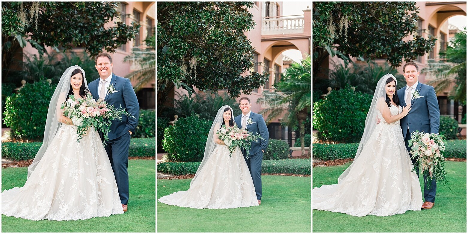 Bride and groom formal photos