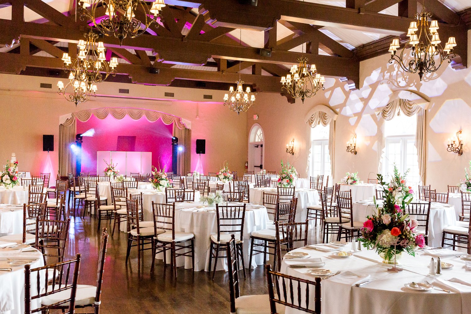 Wedding reception in the Florida Yacht Club