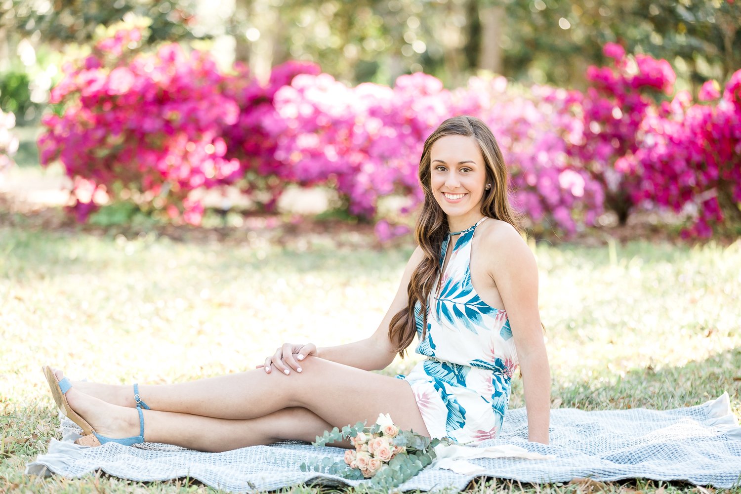 Spring time senior photo ideas in Ponte Vedra, FL