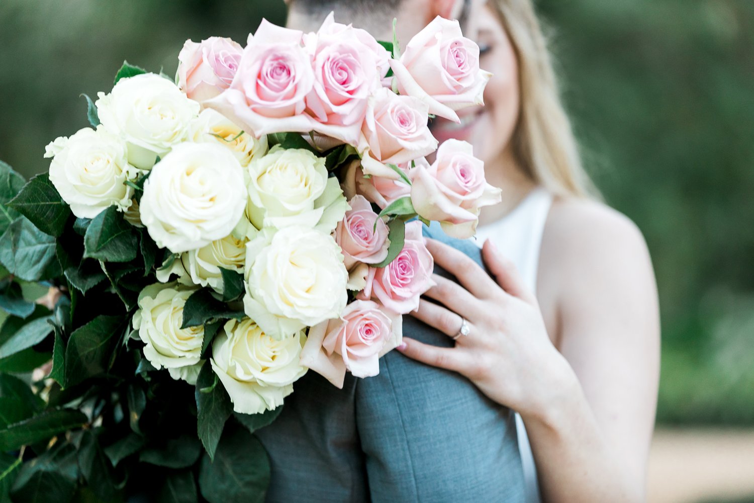 stunning bouquet of roses