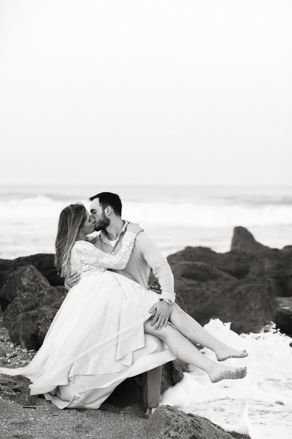 St.Augustine beach engagement session