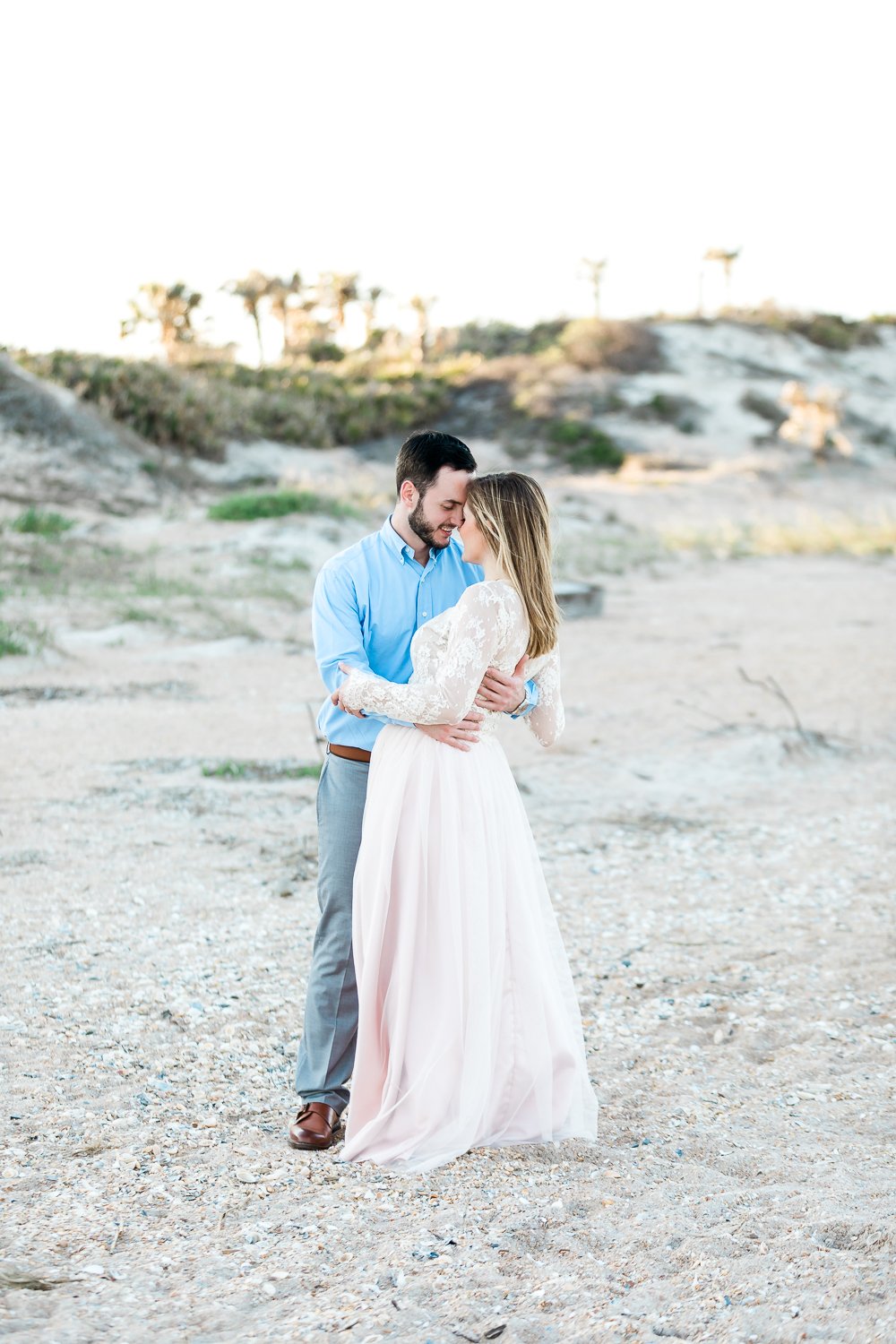 Beach engagement session in St.Augustine, FL