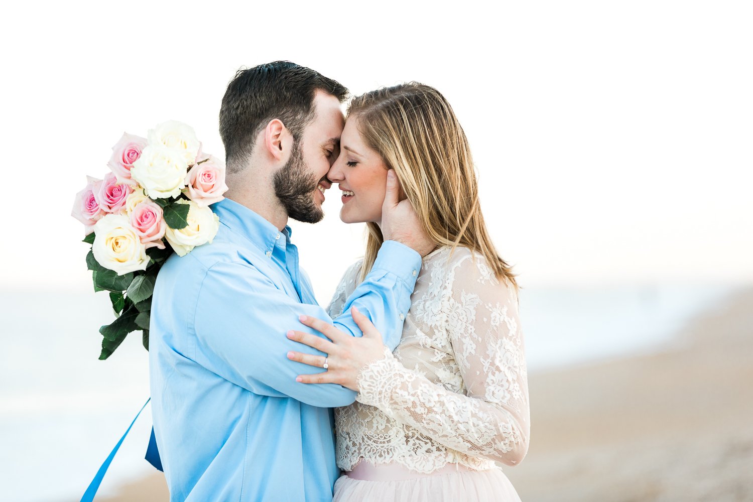 Engagement session style and posing inspiration