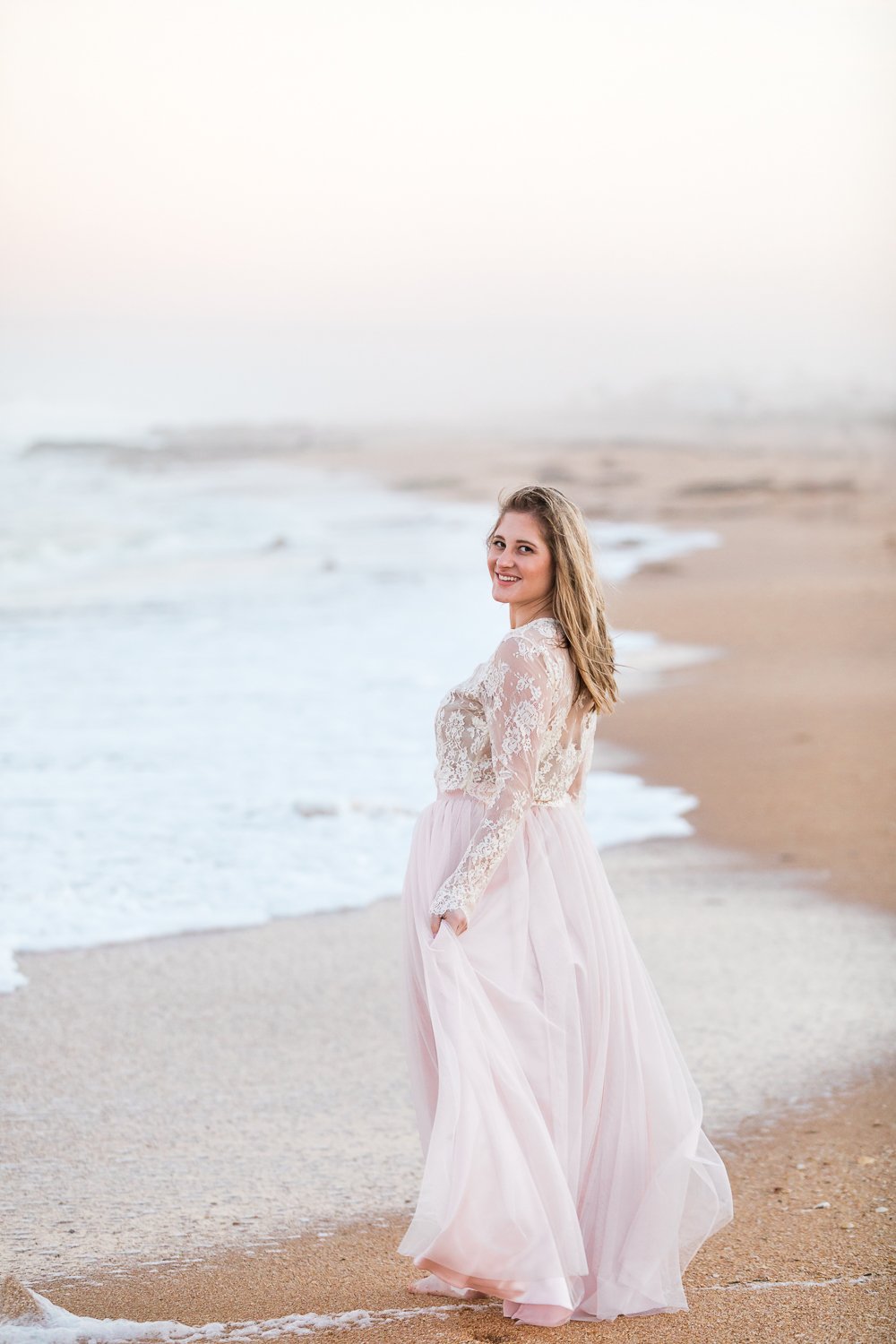 Engagement pictures with bride-to-be