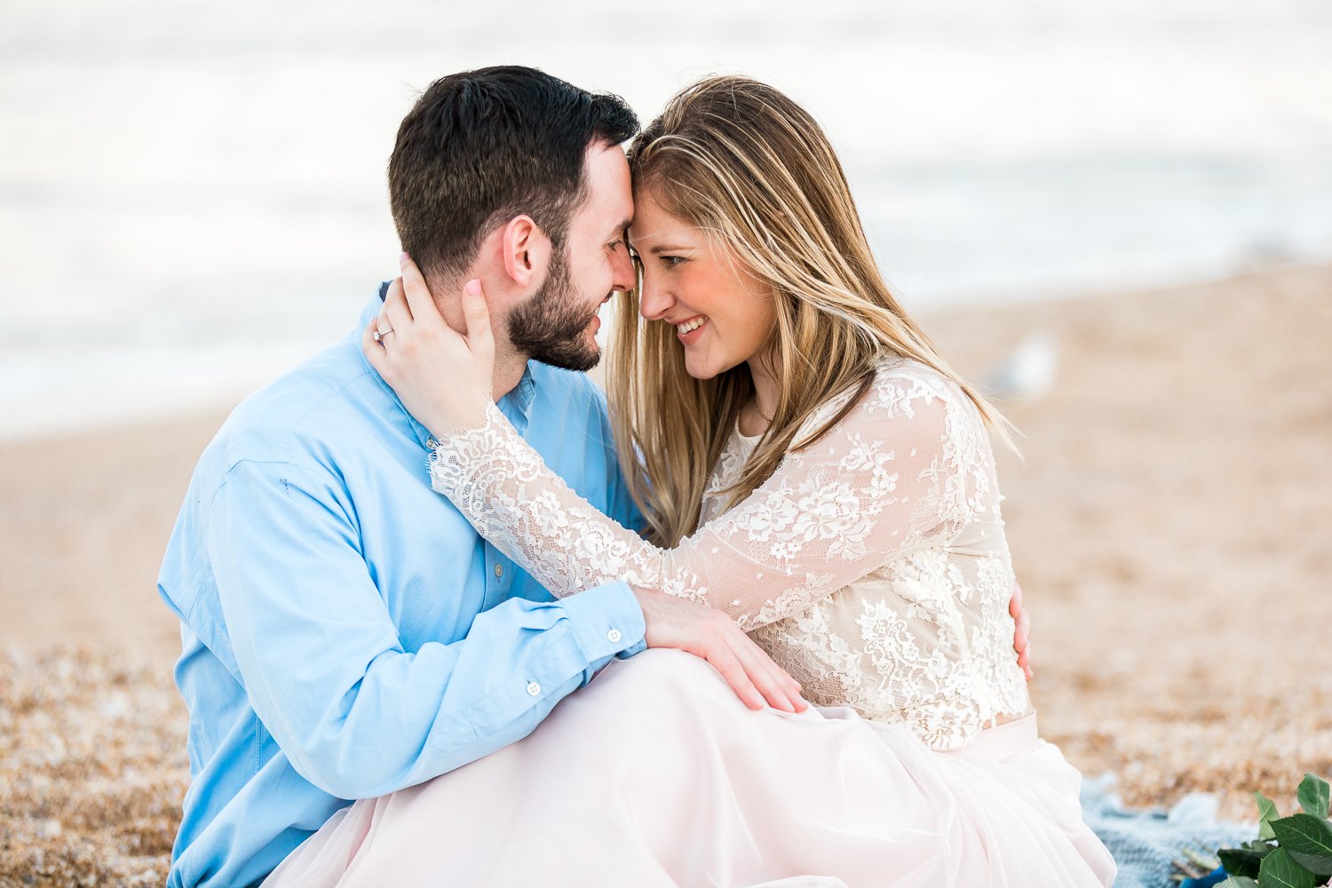 Inspiration for beach engagement photoshoot