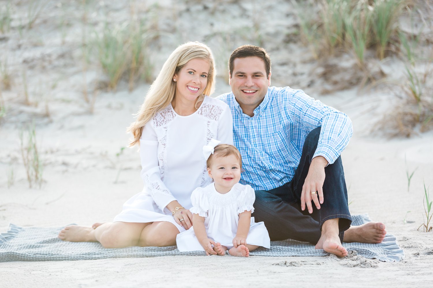 family beach photoshoot in St.Augustine