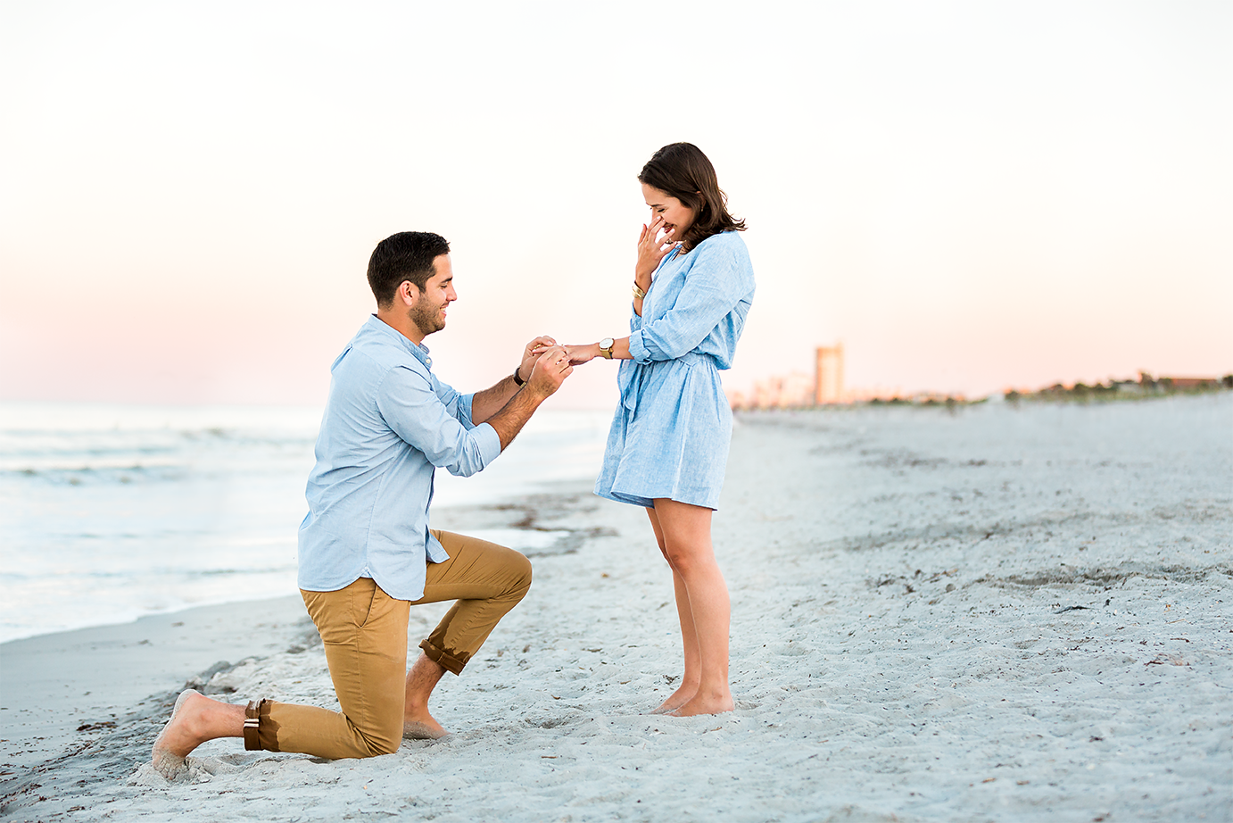 sunset surprise proposal in jacksonville fl