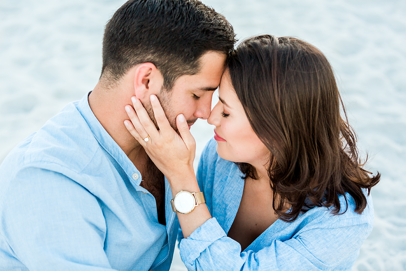 jacksonville beach engagement session