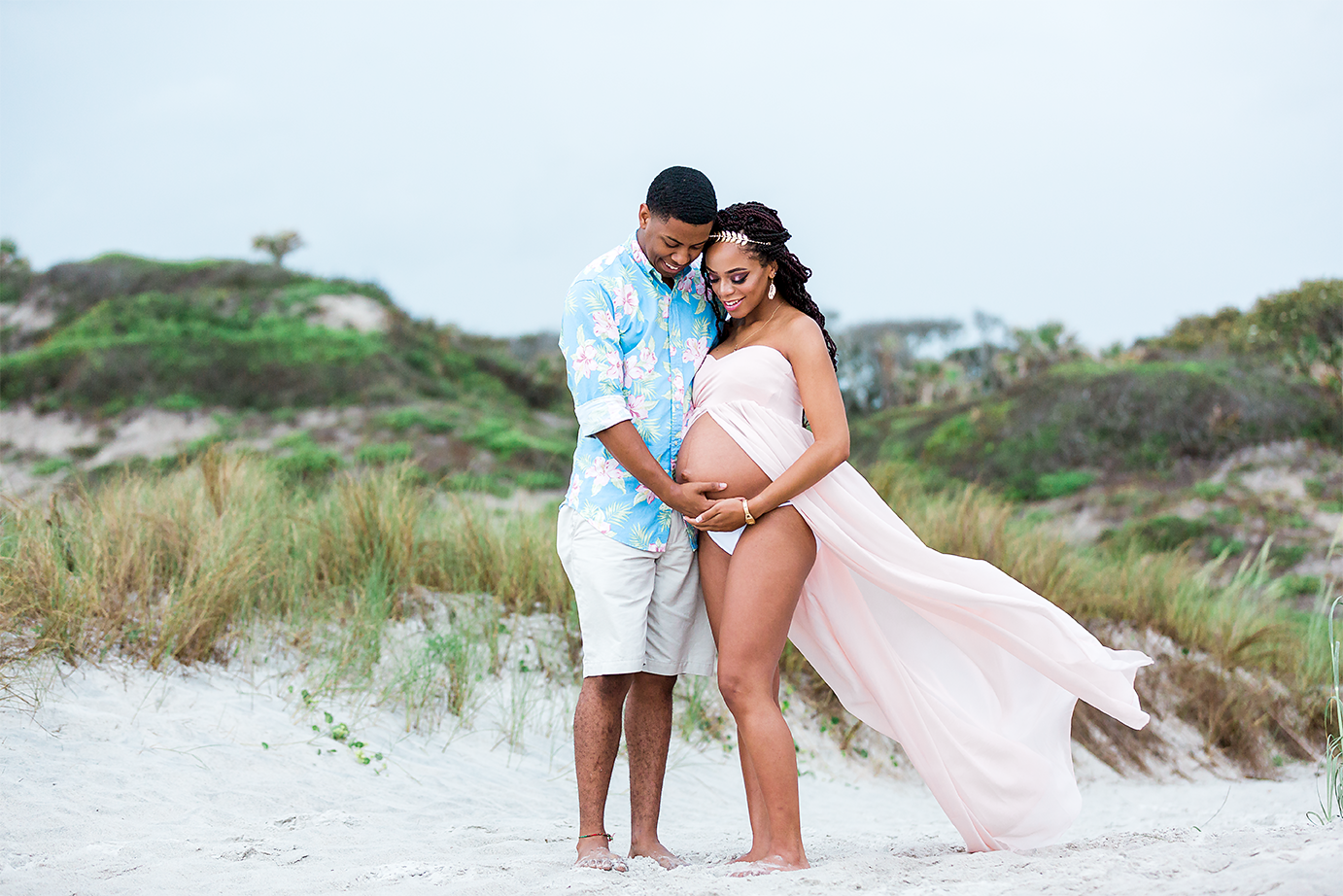 beach maternity photoshoot in jacksonville fl