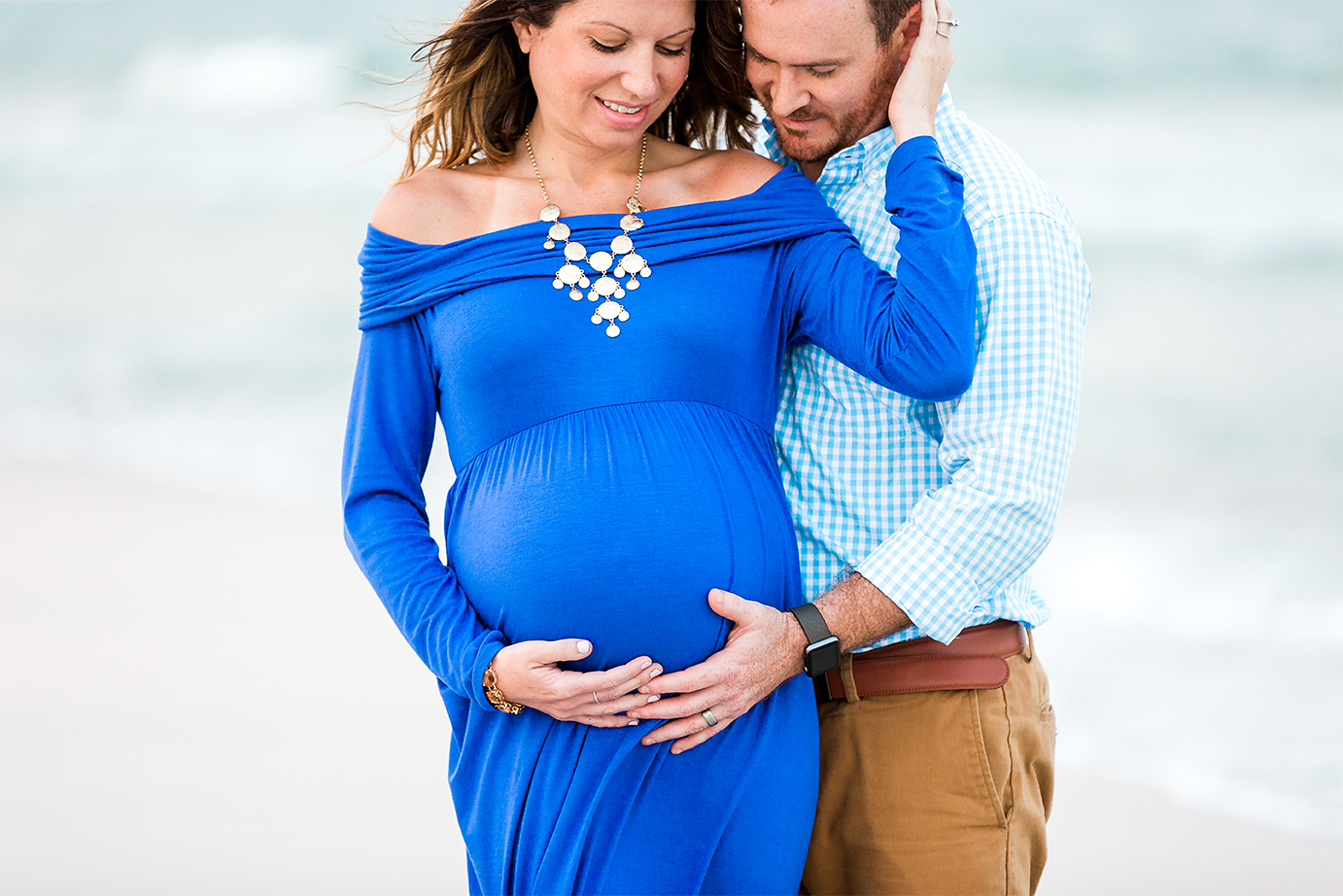 Beach maternity session in Jacksonville, FL