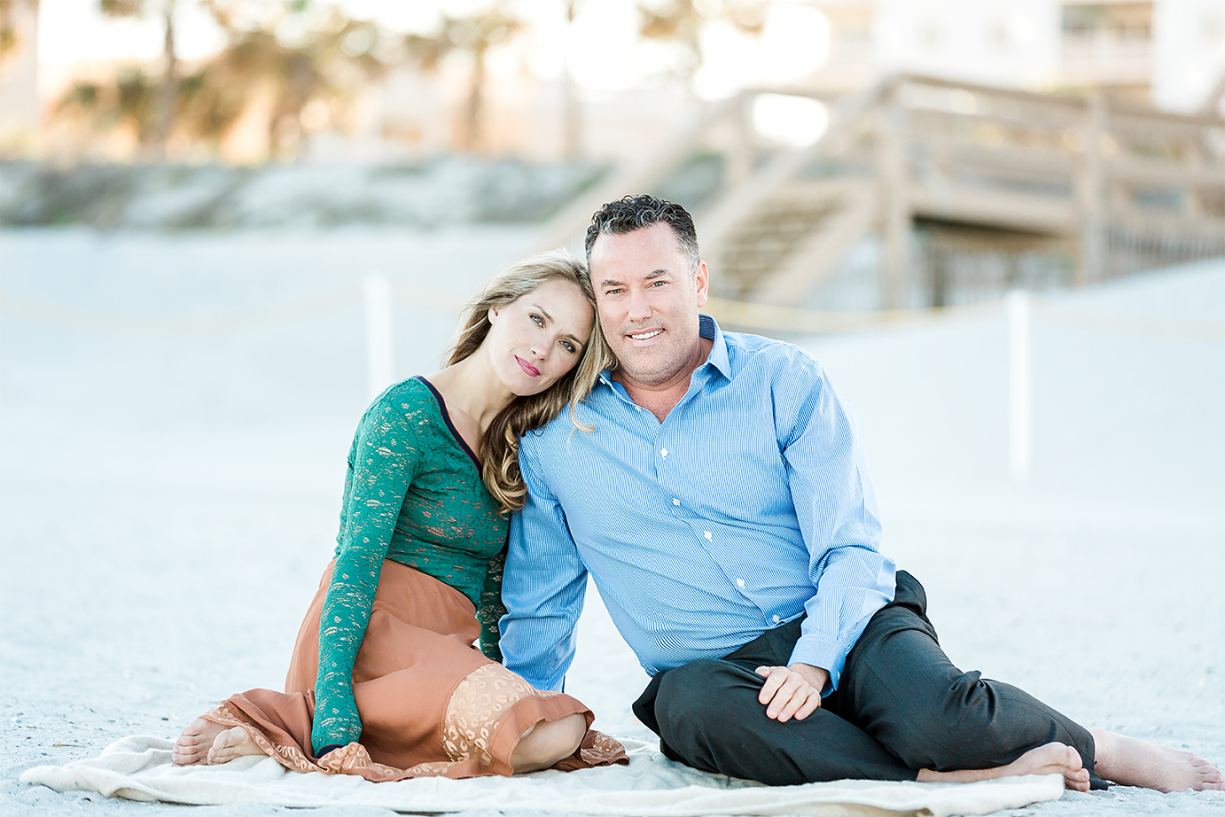 jacksonville beach engagement photos