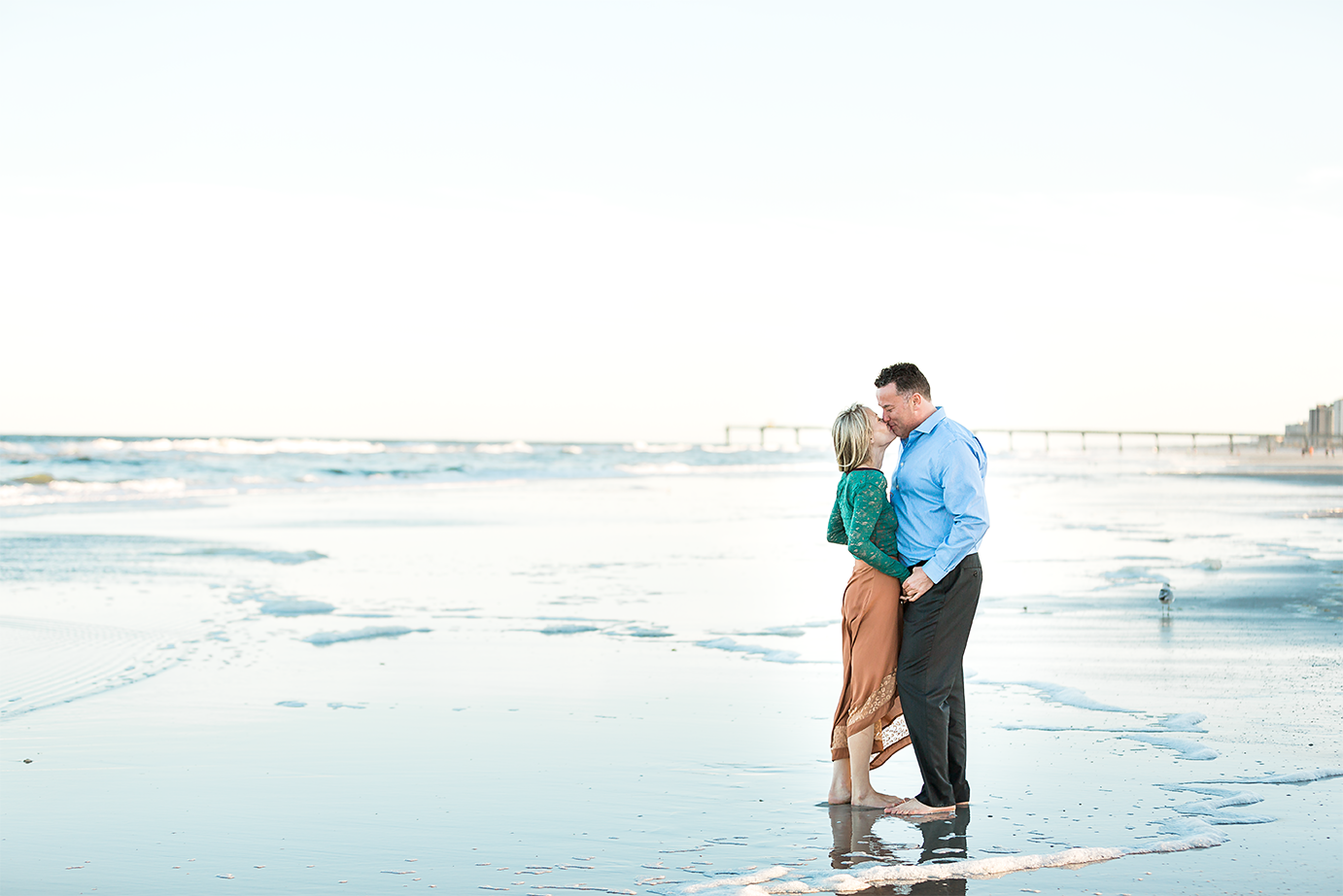 professional engagement photos at the beach_jacksonville fl