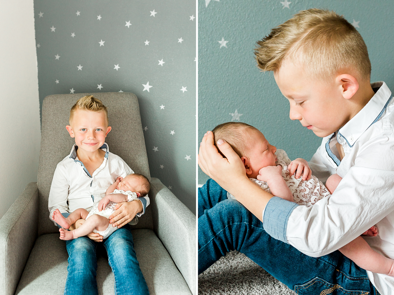 sibling newborn picture ideas