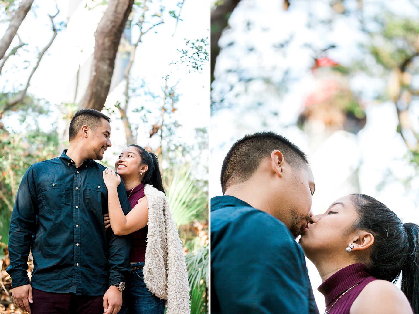 engagement photos in st.augustine lighthouse