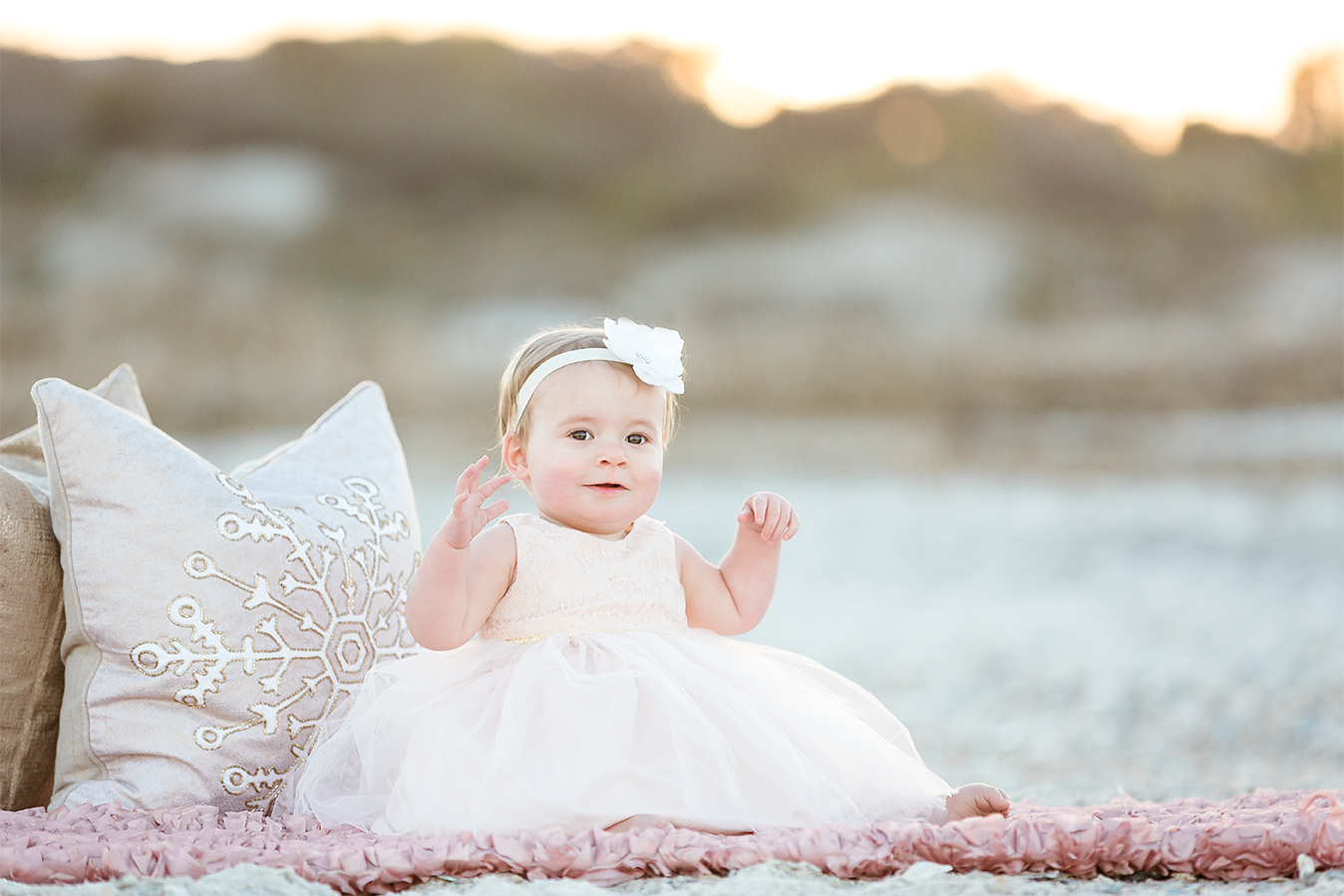 first birthday session in jacksonville beach