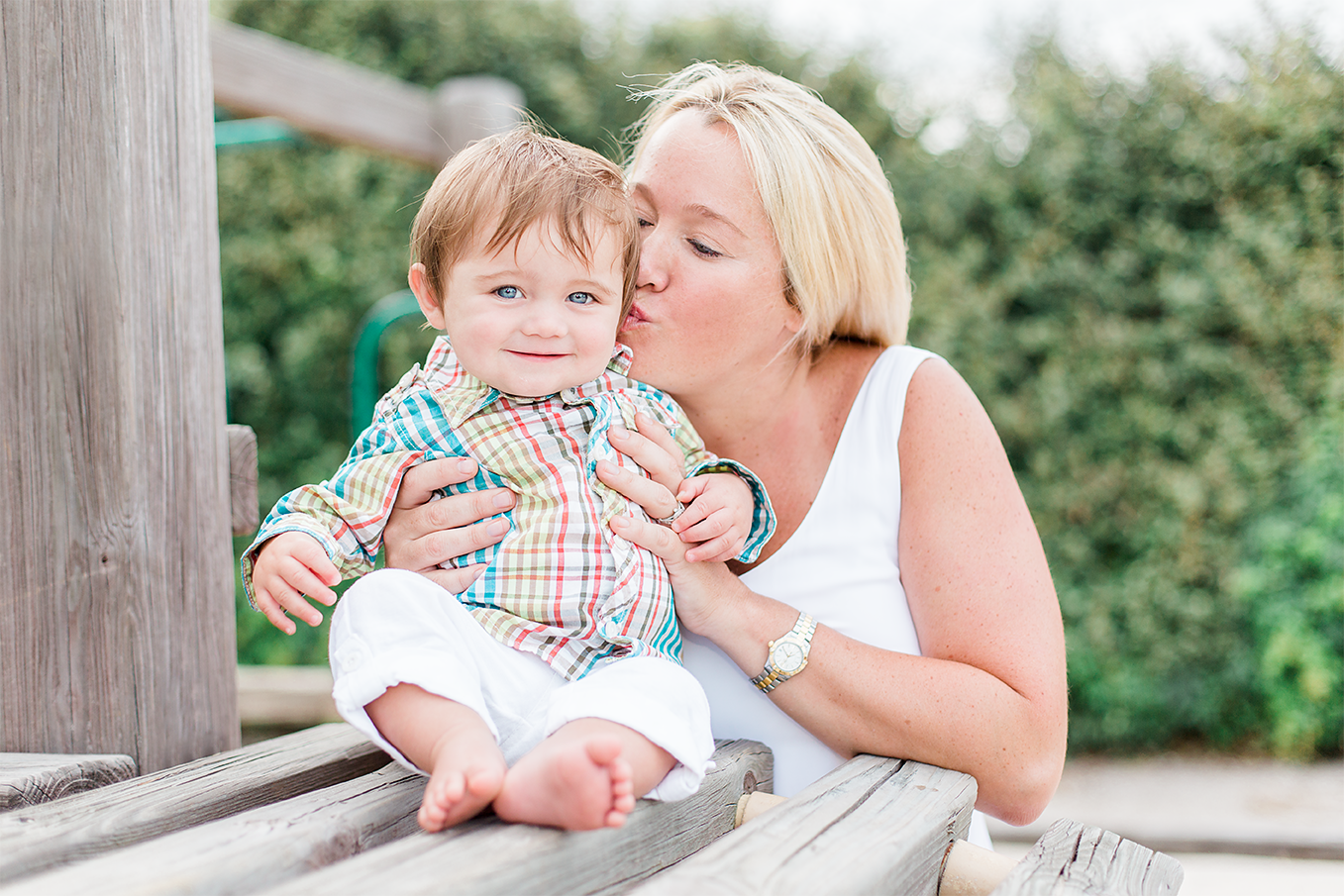 Mother-son pictures. Ponte Vedra, FL