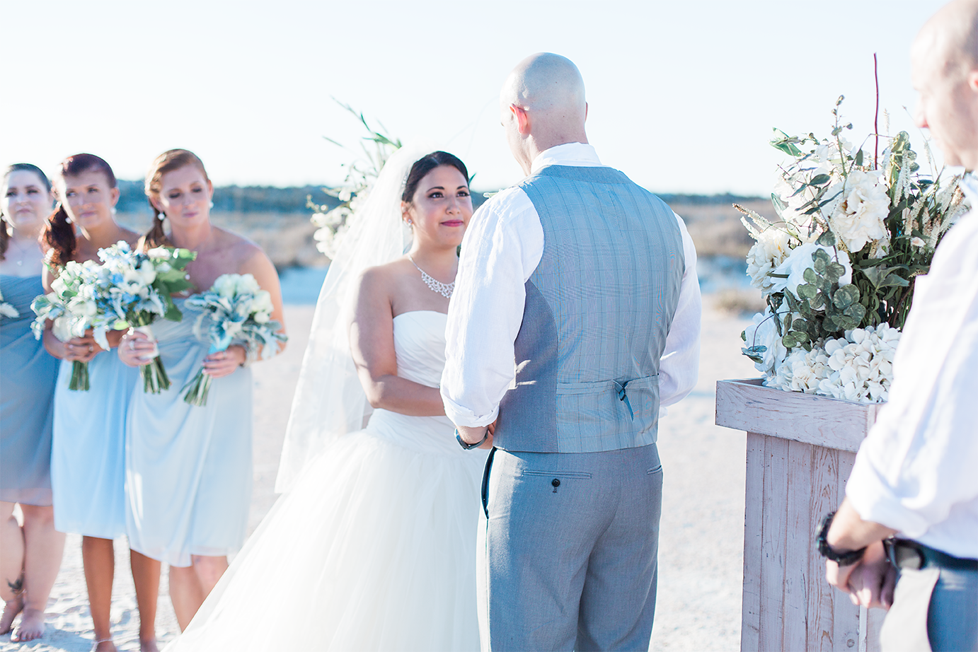 Beach wedding in St.Augustine