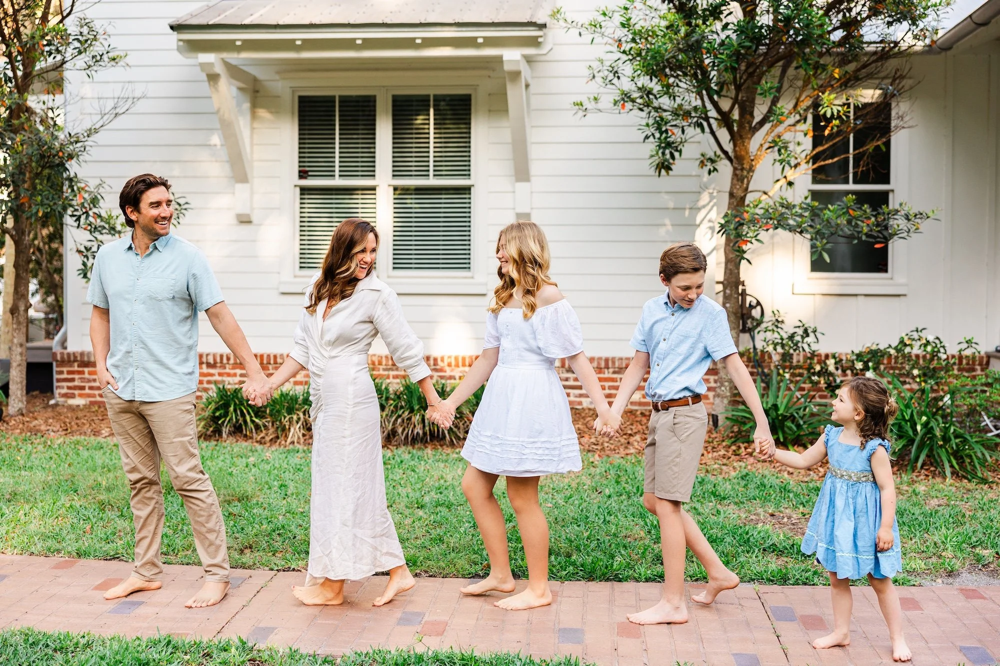 family pictures in ponte vedra beach home.jpg