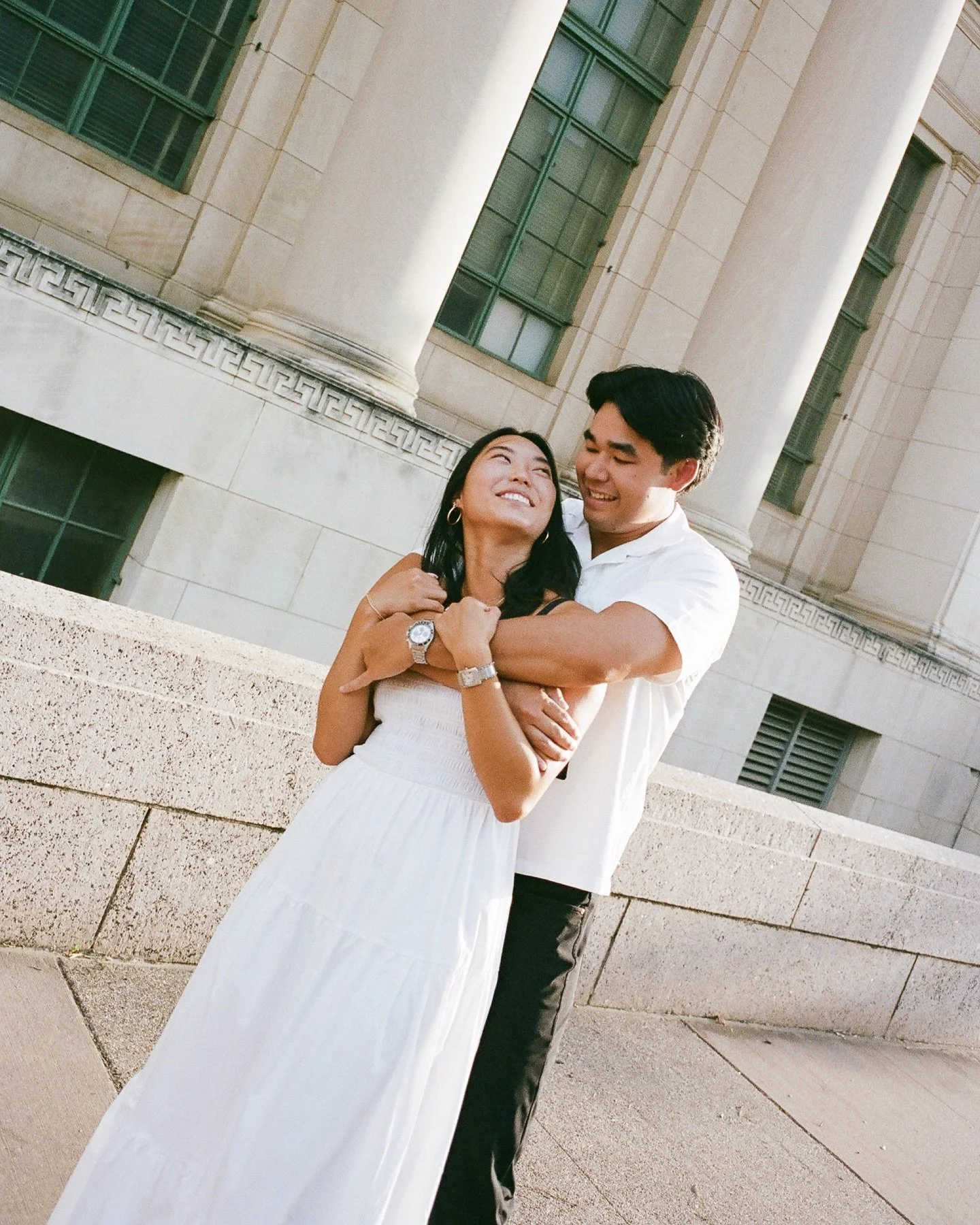 If you can&rsquo;t tell by these photos, these two are full of joy and 😂 A quite refreshing engagement session with CJ + Alisha ☺️. Can&rsquo;t wait to party in the windy city next year with these two!! Swipe to the end to see the before and after o