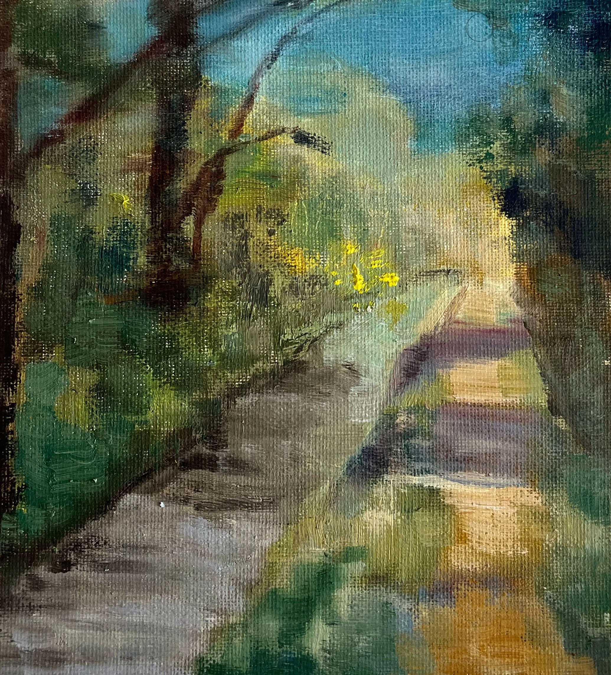 Along the canal