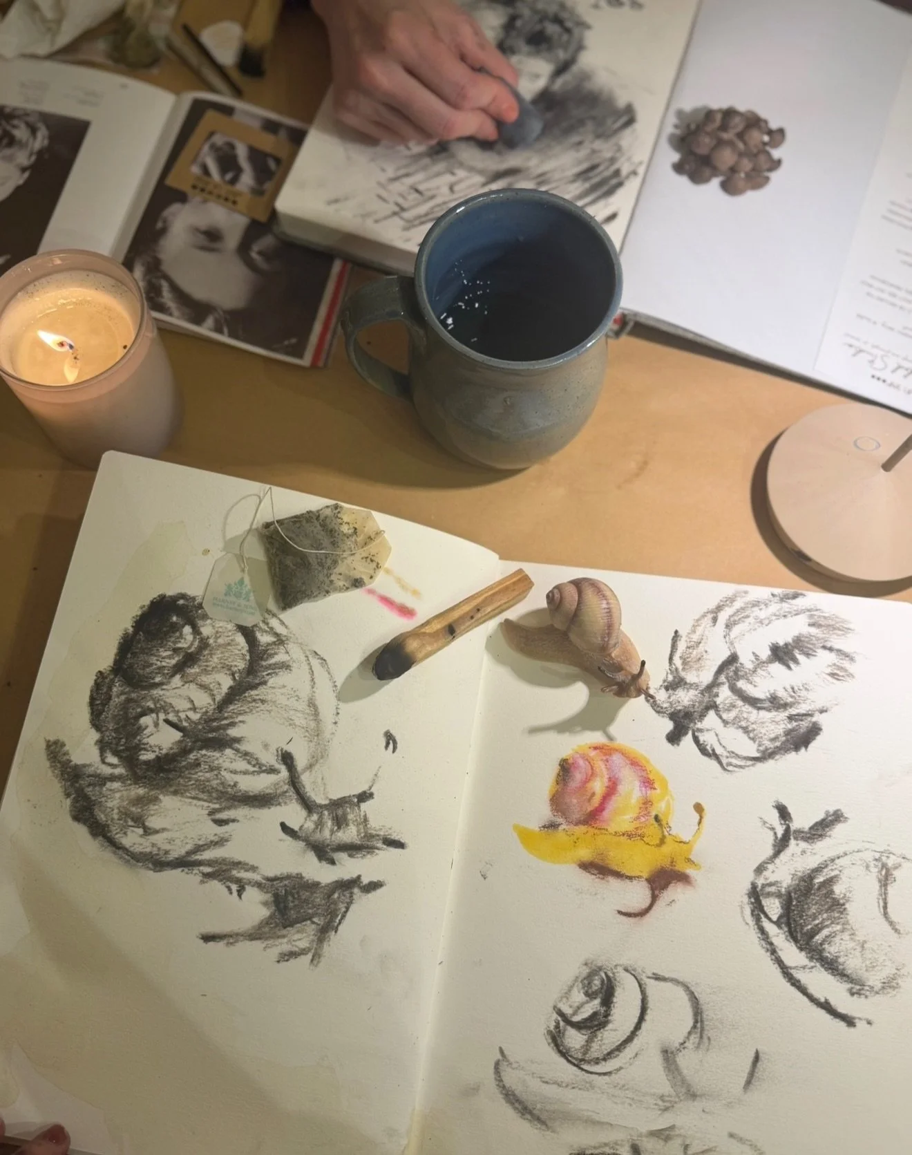 Well&hellip; that was a vibe. Let&rsquo;s do it again!
See you March 12 for the next Steep &amp; Sketch for Adults 

Register at PetiteArtStudio.com/adults or with the link in bio 🖤

#katonahny #katonahmoms #northernwestchester #bedfordny #adultartc