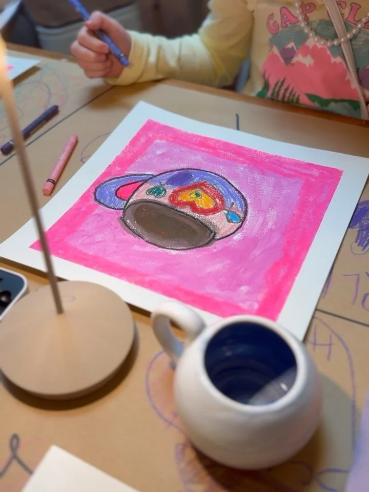 DoodleWorms carefully observed and drew these gorgeous @brackenfernhandmadeceramics during a still life lesson &hellip;and, naturally, added their own creative designs ☺️ 

#artstudio #childrensart #katonahny #bedfordny #northernwestchester @katonahd