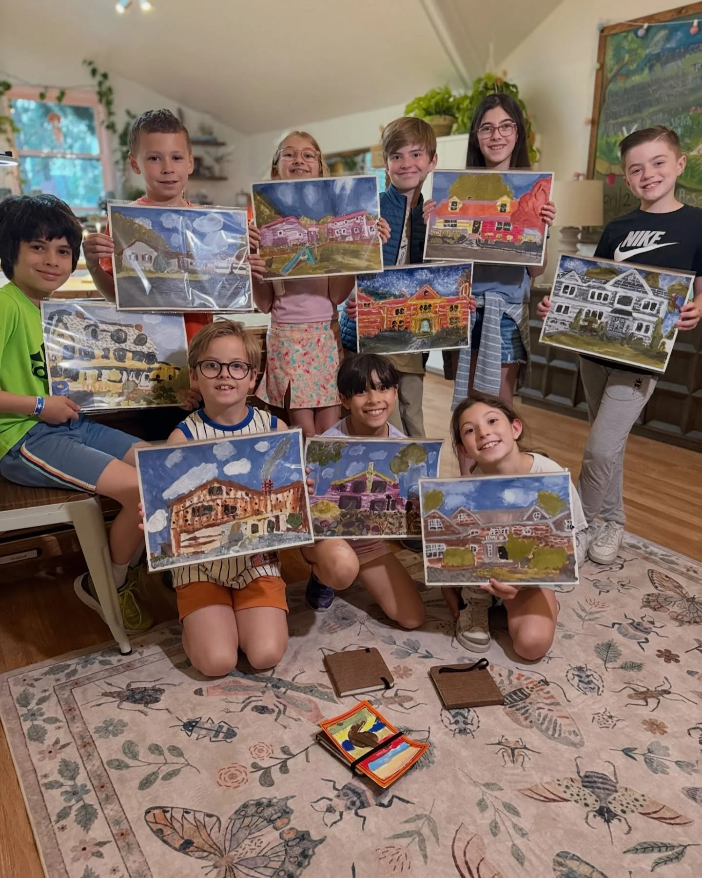 3rd-5th grade students in Intermediate Studio were inspired by Edward Hopper and the Hudson Valley landscape&hellip;

Over 8 weeks, students painted home portraits while learning a bit of art history and acrylic painting techniques. Expressive color,