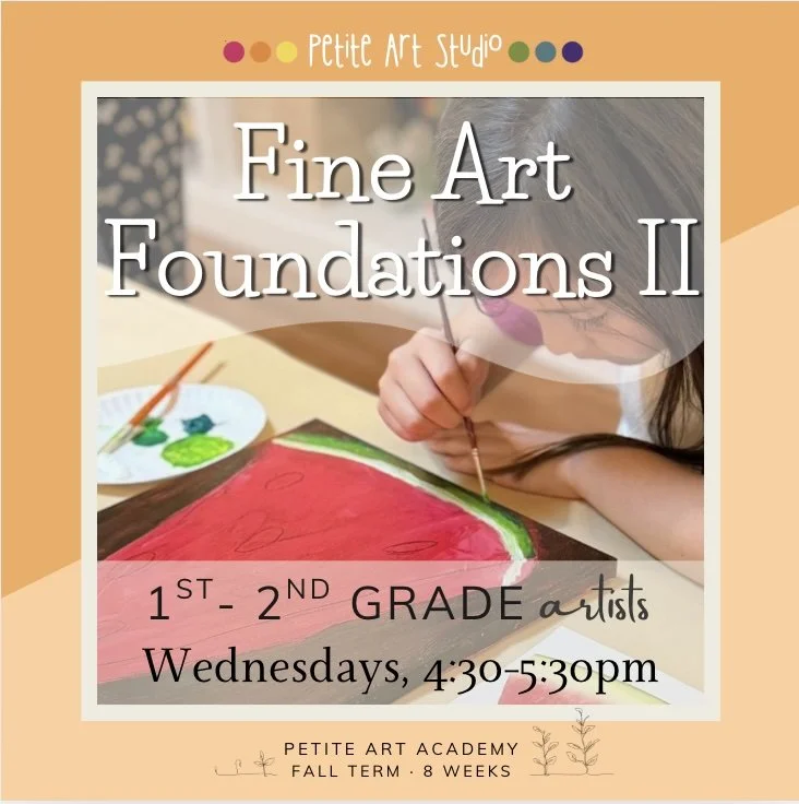 Fine Art Foundations II: 1st-2nd grade artists
