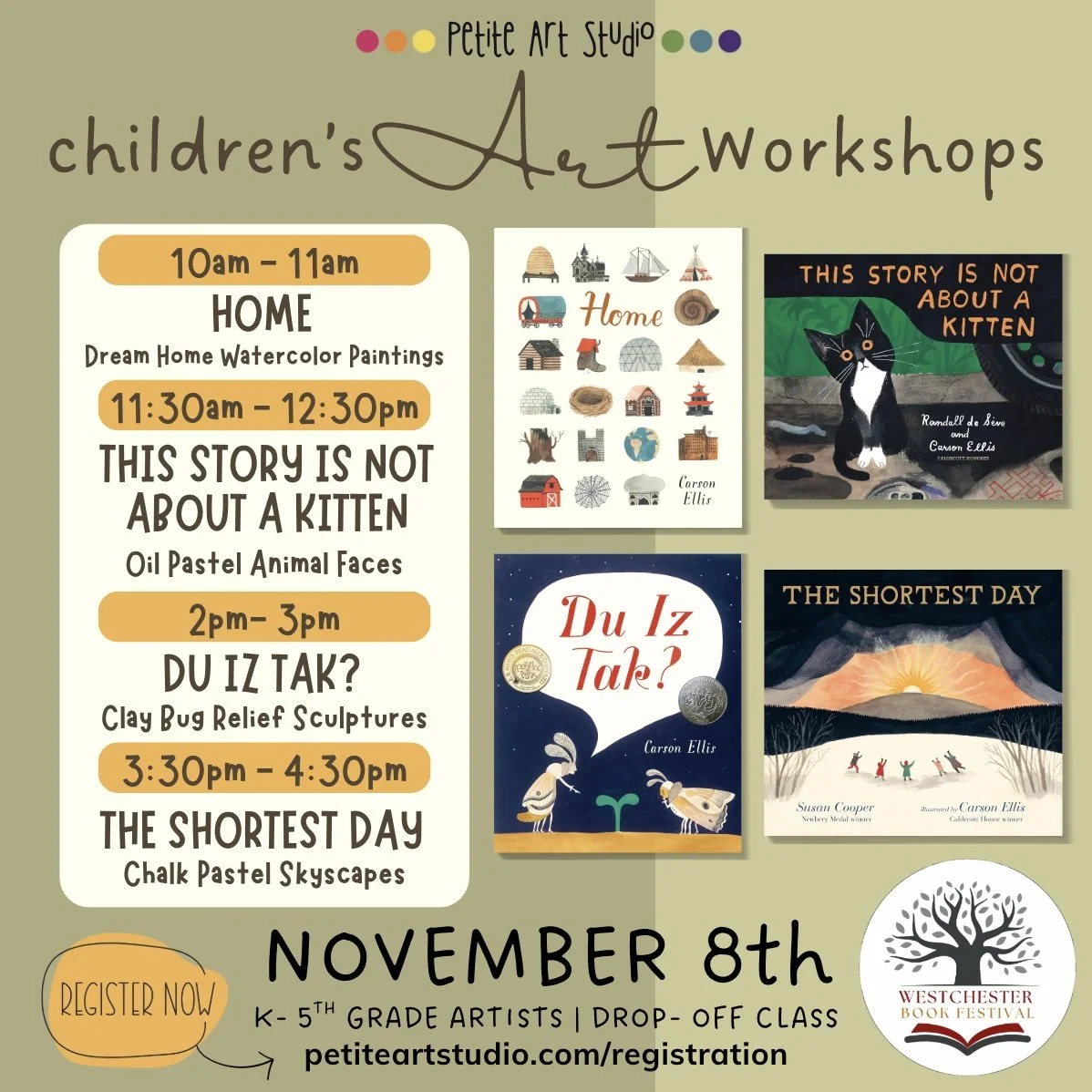 Westchester Book Festival: Storytime Studio