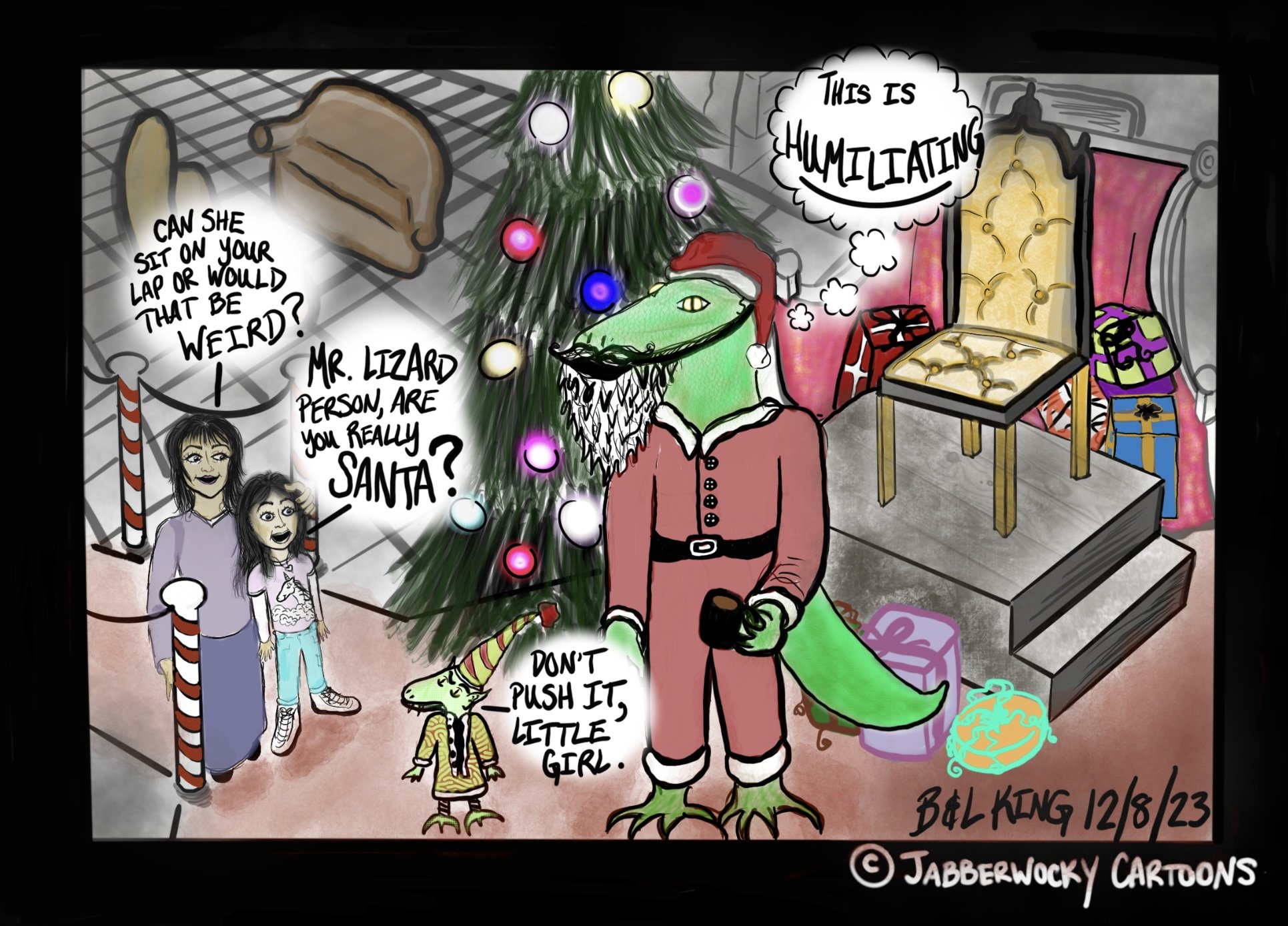 Lizard Santa