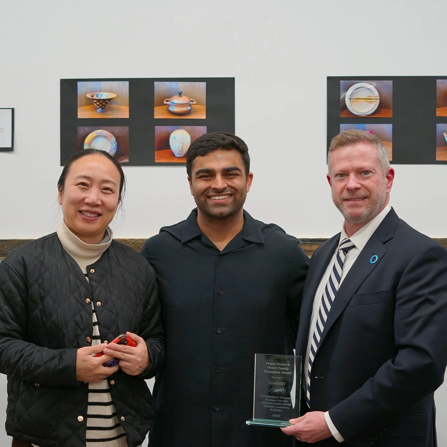 On Saturday, ODAC hosted the first annual Art from Life Showcase. We were honored to present the Organ Donor &amp; Donor Family Award to LiveOnNY and the Leadership Advocacy Award to Hearts for Russ, recognizing their commitment to the transplant com