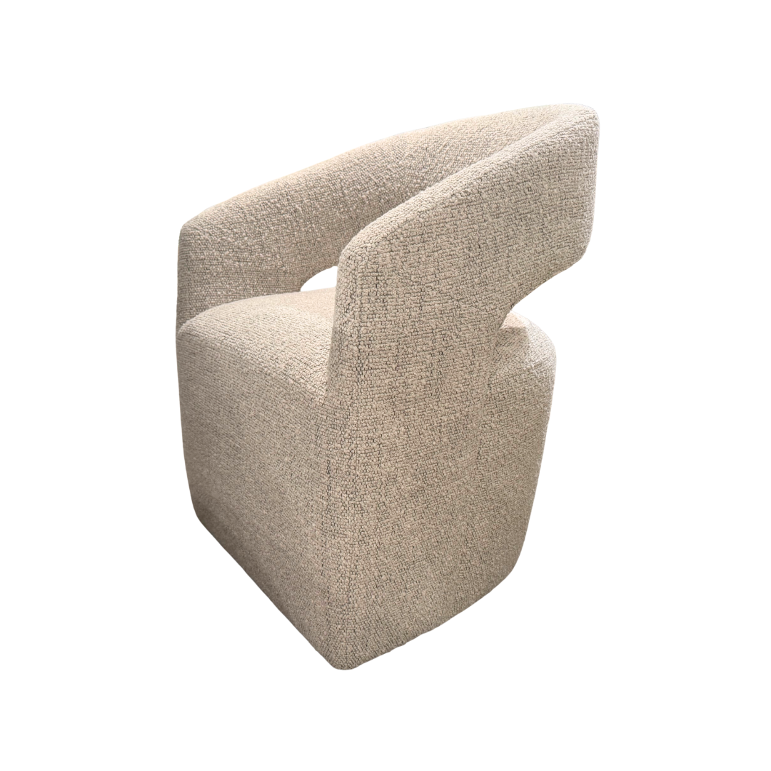 Swivel Round Dining Chair $250 (beige)