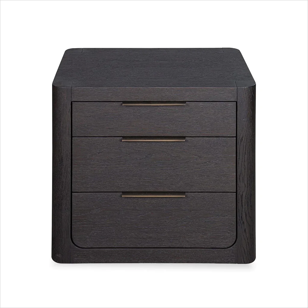 Moon Nightstand in Charcoal $425