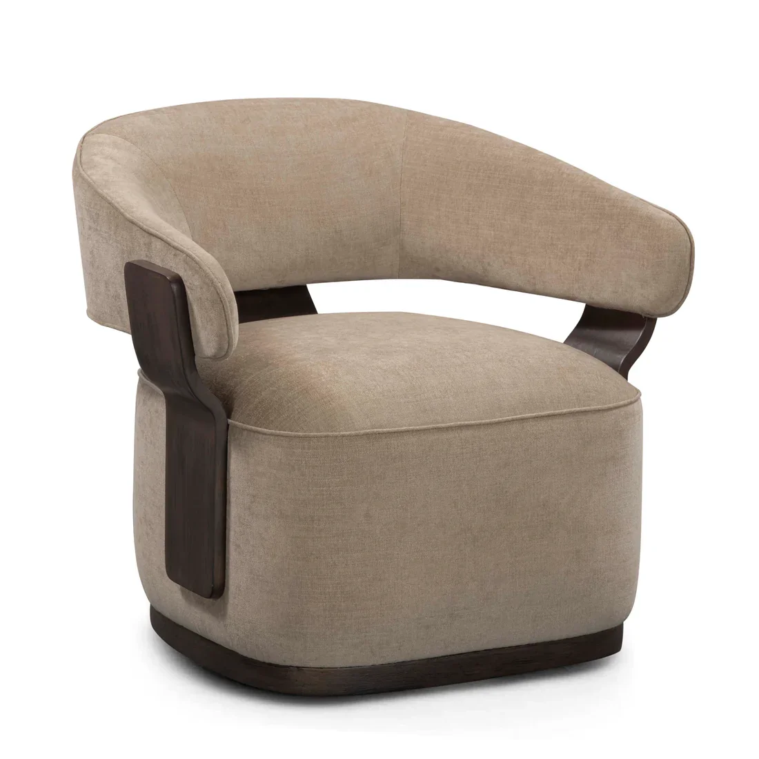 Madison Linen Swivel Accent Chair $925