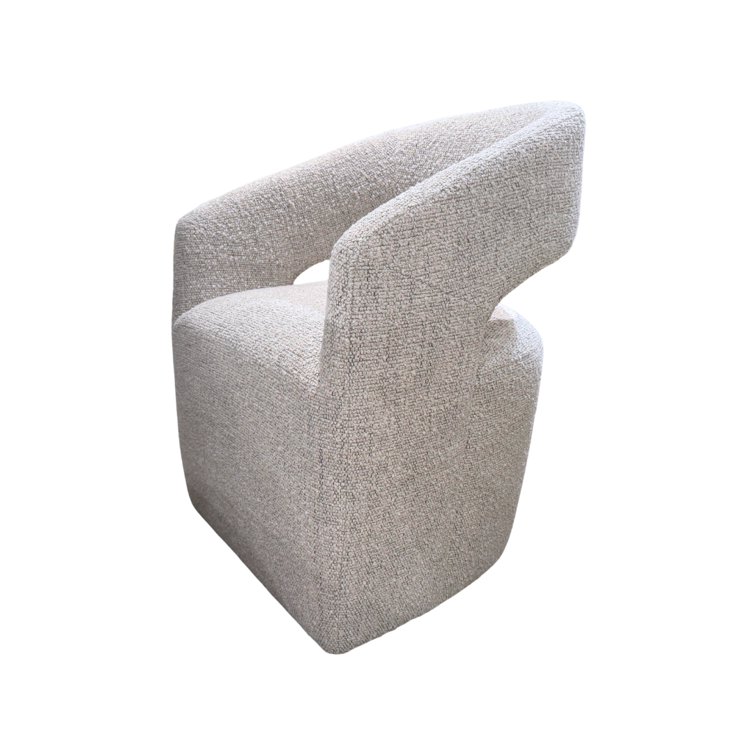 Swivel Round Dining Chair $250 (grey)