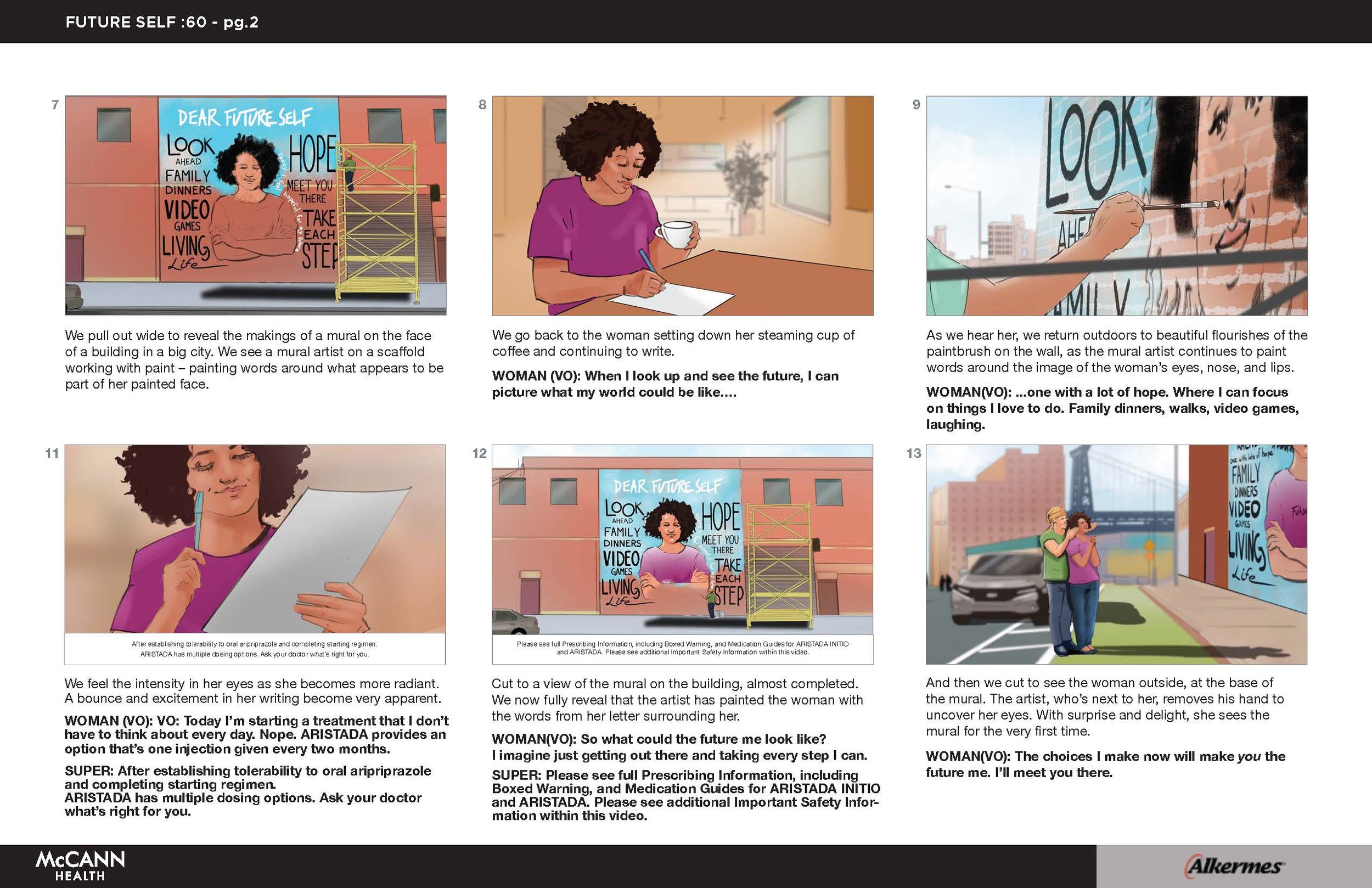 TV storyboards