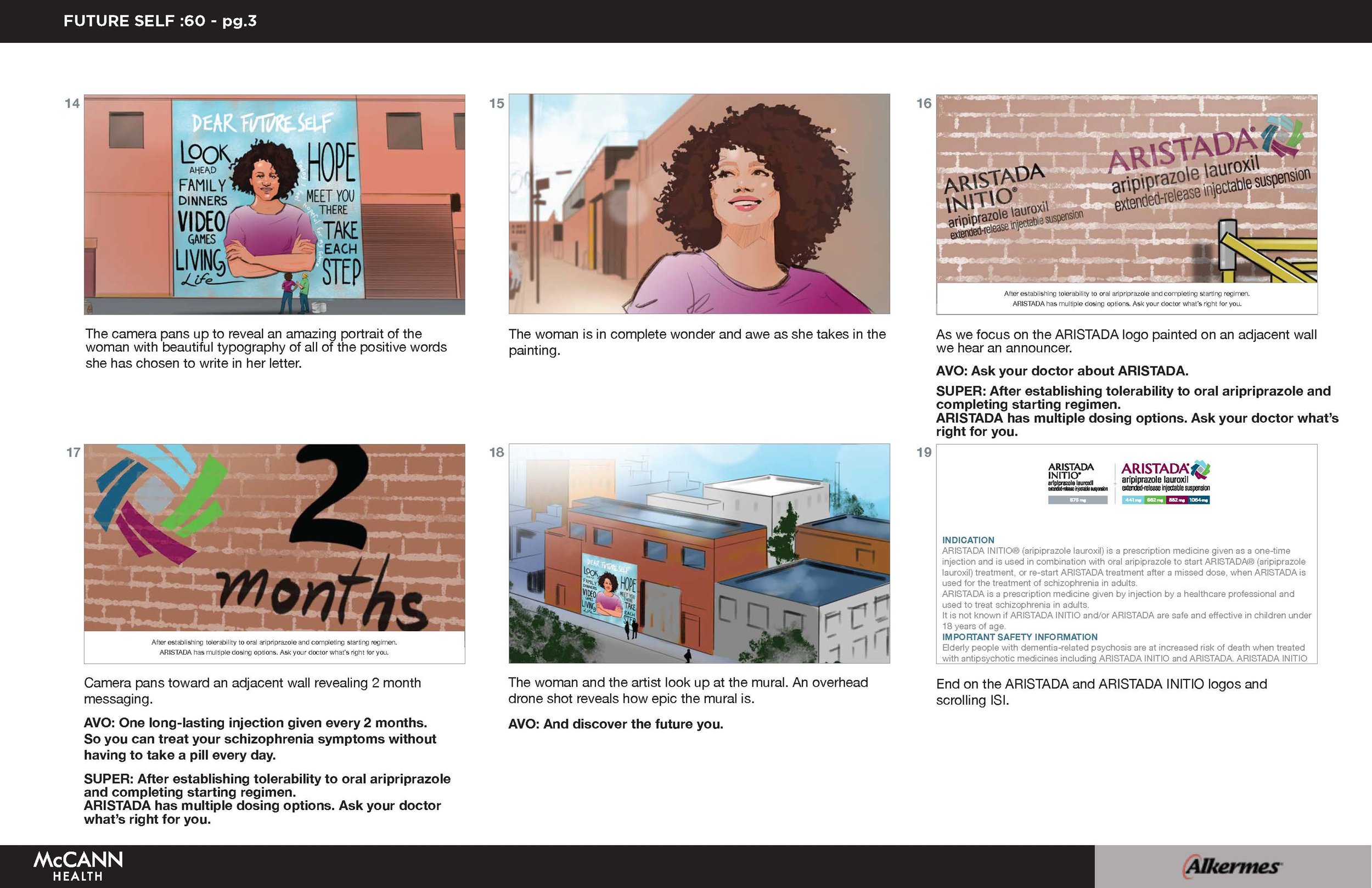 TV storyboards