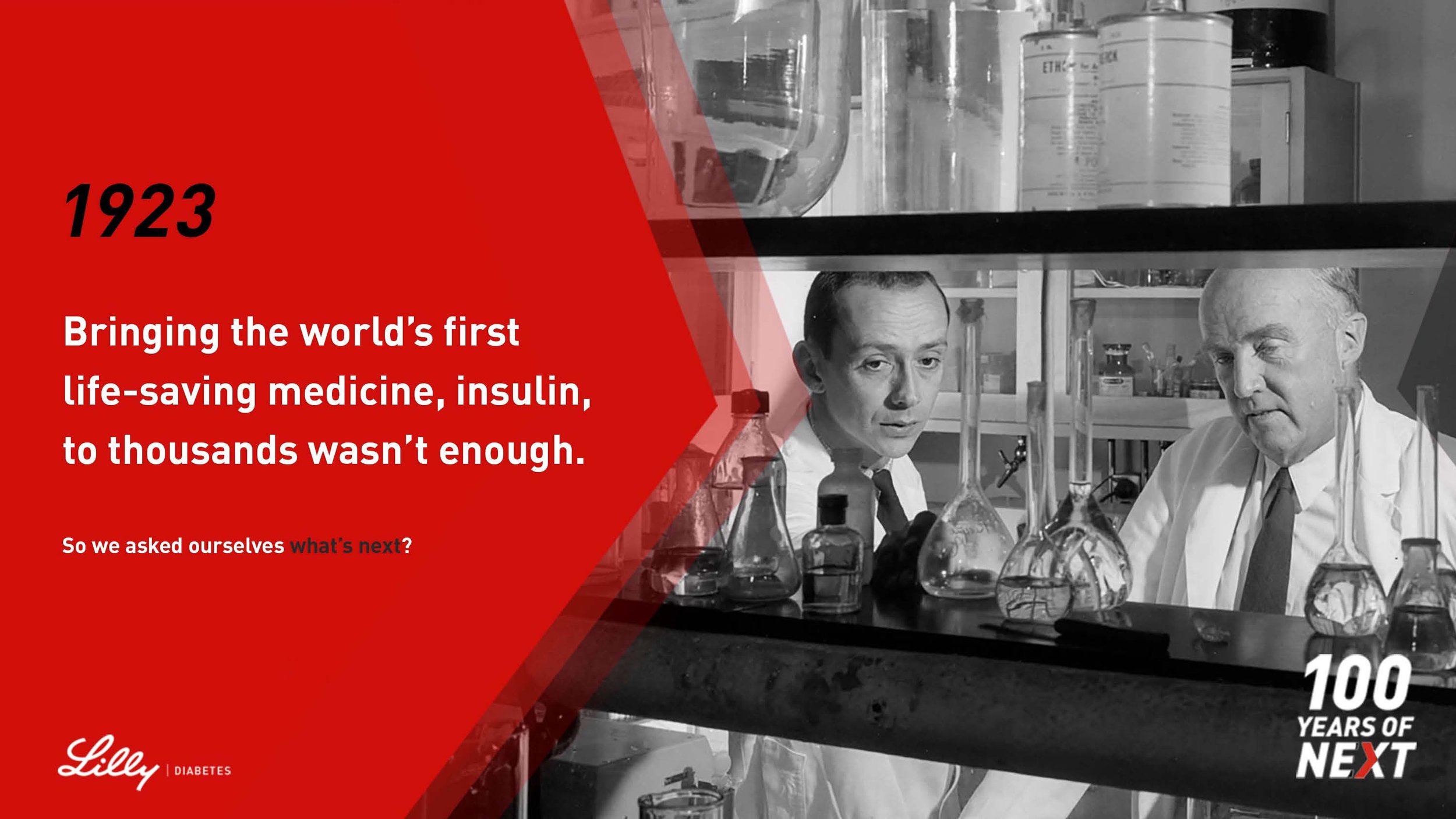 Lilly wanted a concept that celebrated the centennial of insulin’s invention by their founder, Eli Lilly. We created 10 concepts with manifestos, ad lobs and tactic exploration for each. Here are a few of the concepts we submitted to the client to ra